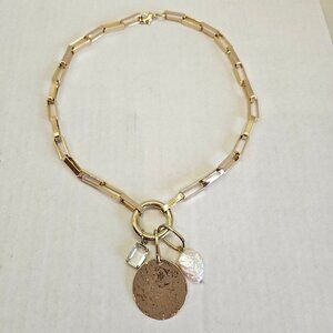 Devon Leigh Gold Colored Link Chain Necklace - NWT